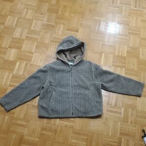 Vintage Saks Fifth Avenue Folio Collection Tweed Hairingbone Oversized Jacket